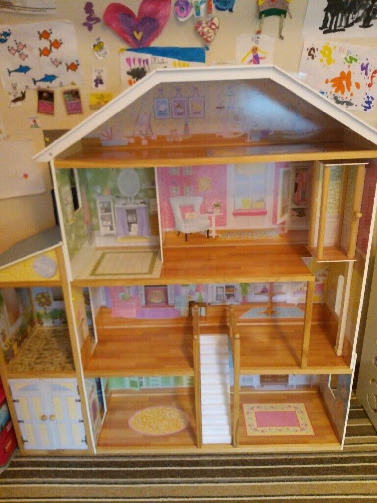 kidkraft majestic mansion dollhouse with 34 accessories